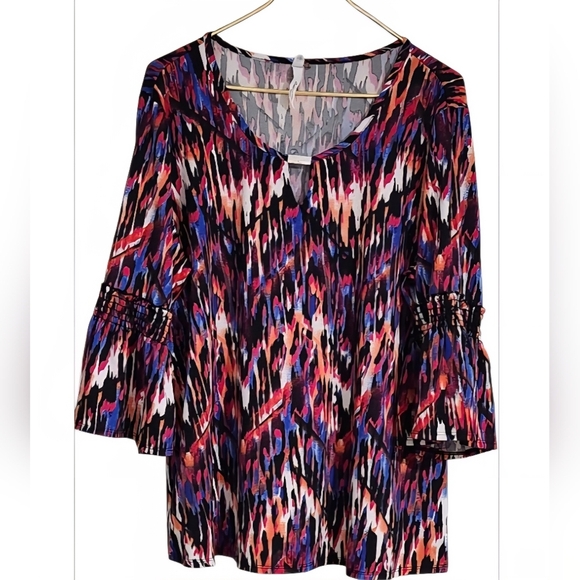 Vibrant Multicolor Women's Top - Picture 1 of 7